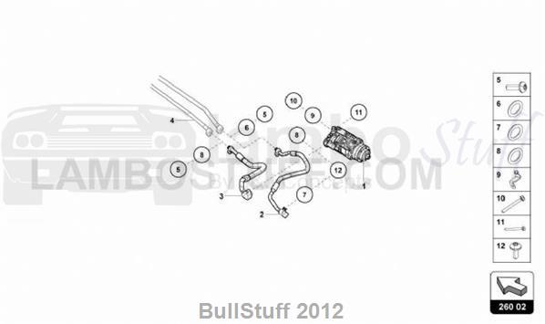 2016 Lamborghini HURACAN ZHONG 600-4 COUPE ARABIA A/C COMPRESSOR (260.02.00)